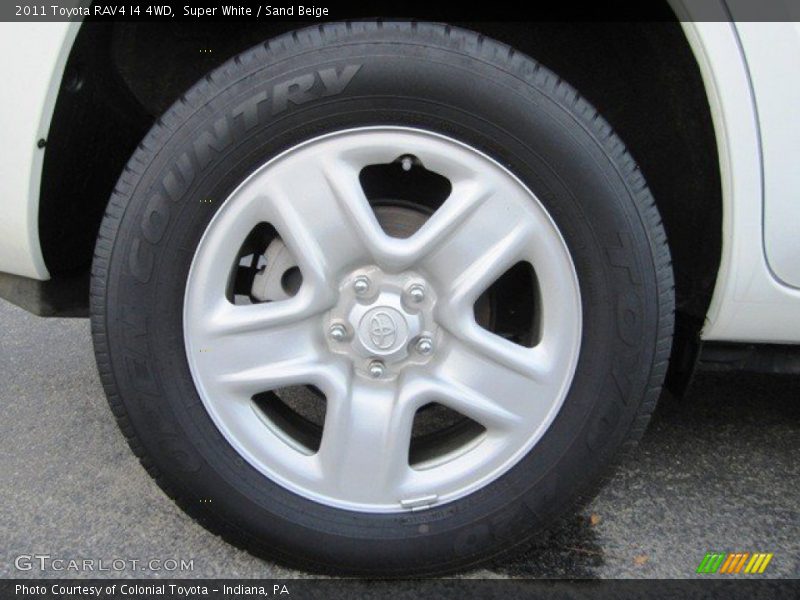 Super White / Sand Beige 2011 Toyota RAV4 I4 4WD