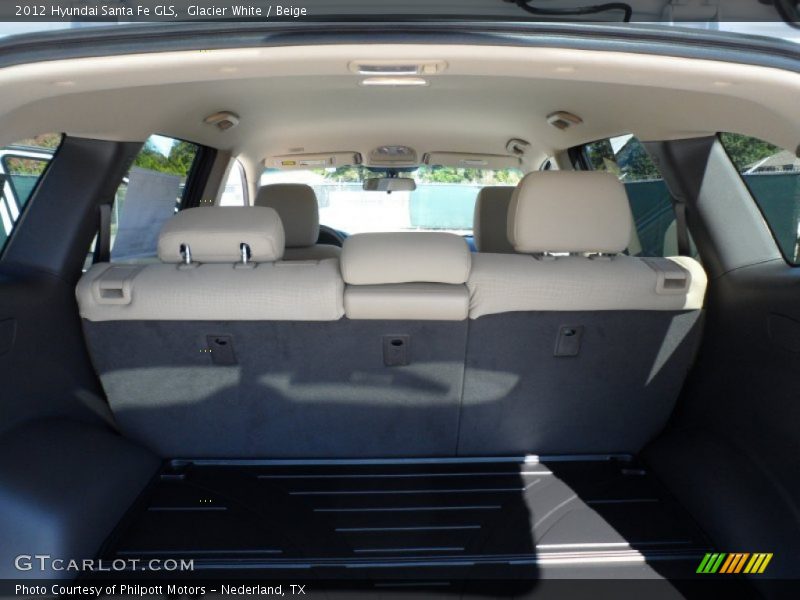 Glacier White / Beige 2012 Hyundai Santa Fe GLS