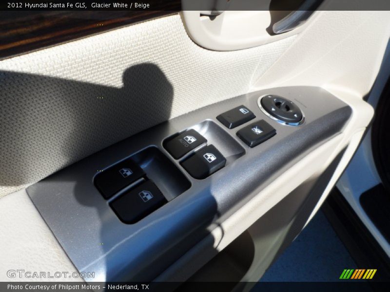 Glacier White / Beige 2012 Hyundai Santa Fe GLS