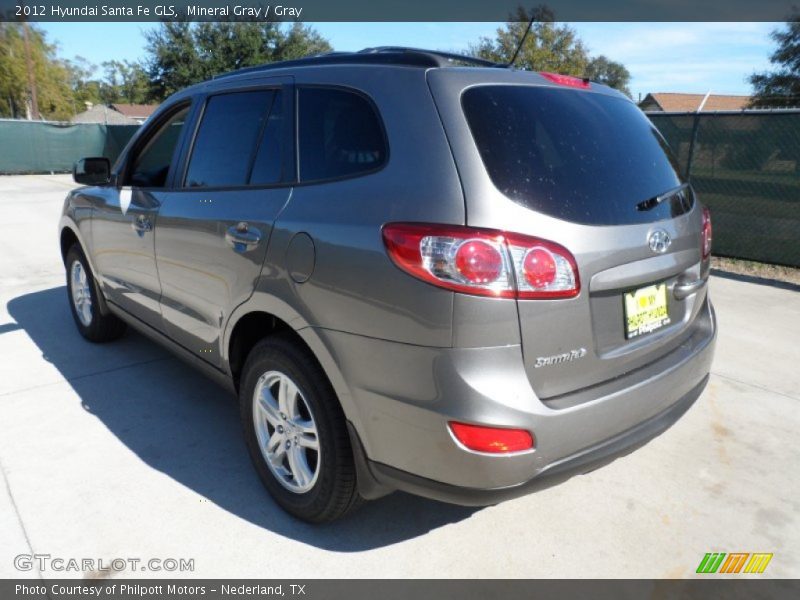 Mineral Gray / Gray 2012 Hyundai Santa Fe GLS