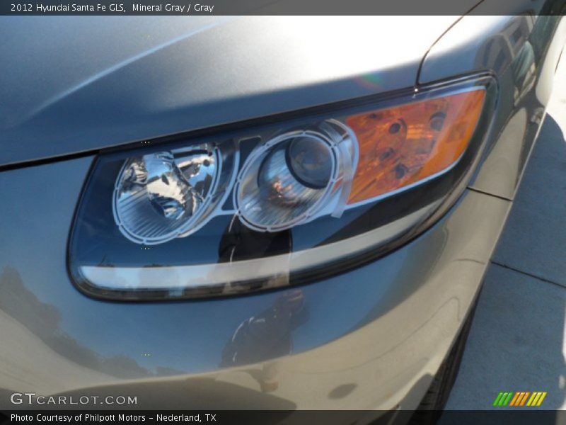 Mineral Gray / Gray 2012 Hyundai Santa Fe GLS