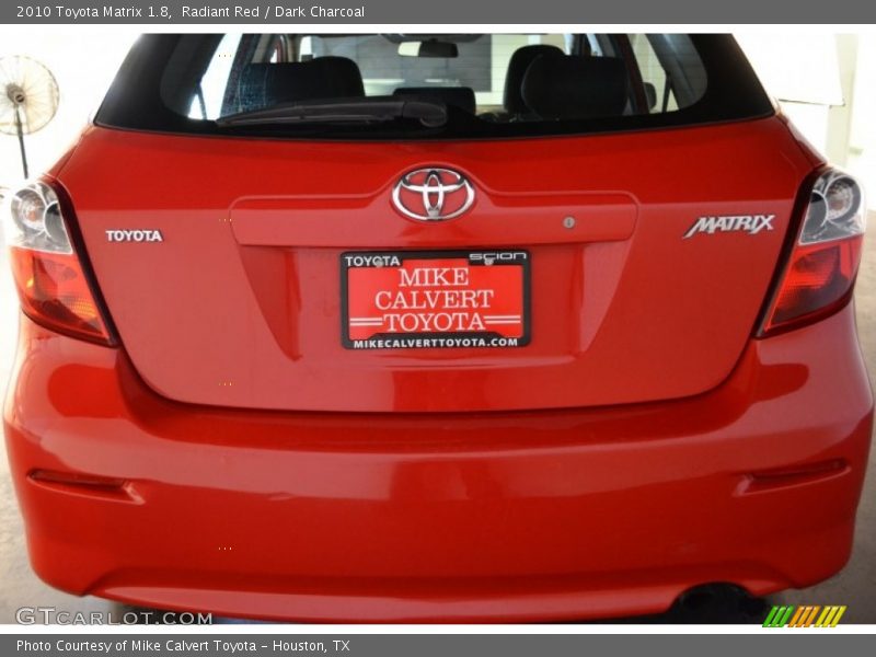 Radiant Red / Dark Charcoal 2010 Toyota Matrix 1.8