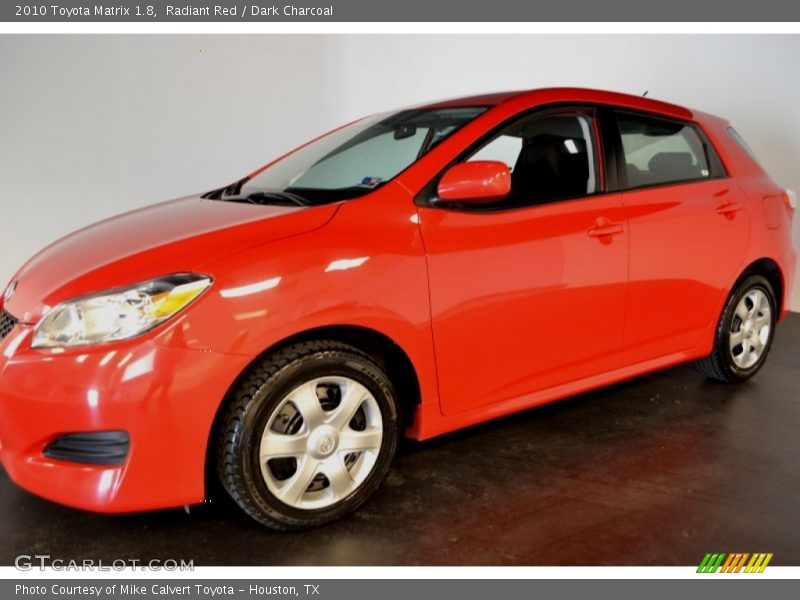 Radiant Red / Dark Charcoal 2010 Toyota Matrix 1.8