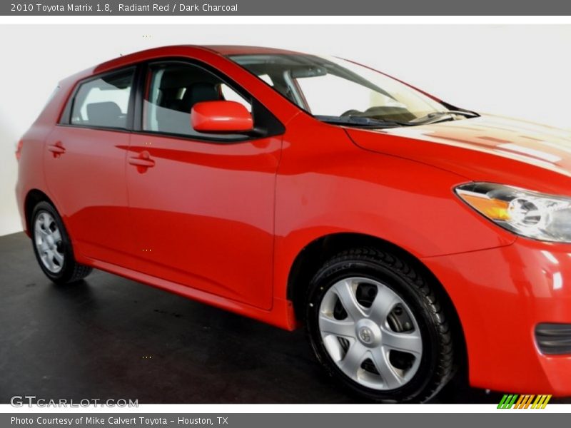 Radiant Red / Dark Charcoal 2010 Toyota Matrix 1.8