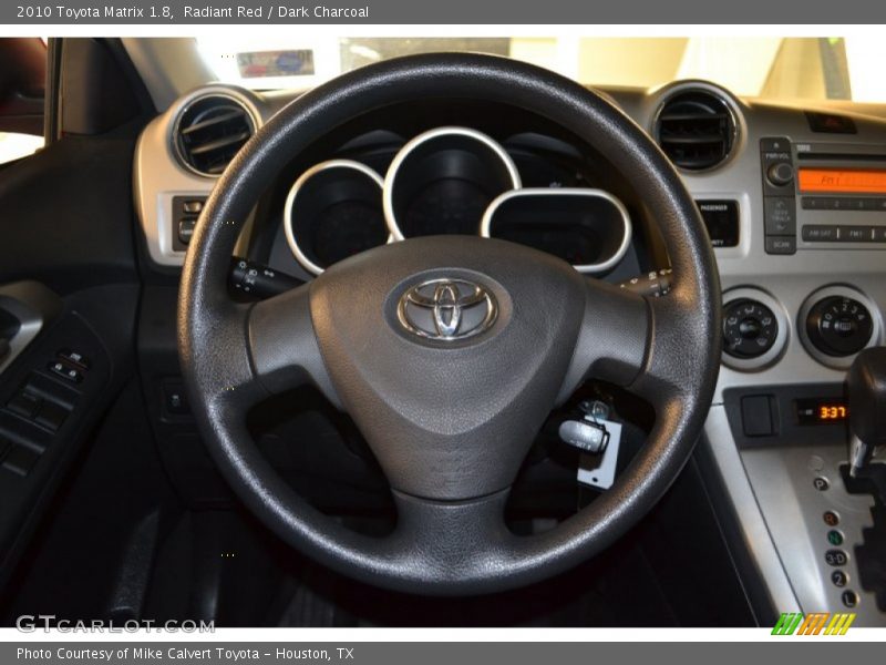 Radiant Red / Dark Charcoal 2010 Toyota Matrix 1.8