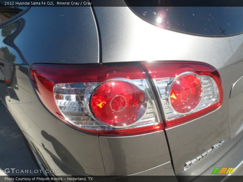 Mineral Gray / Gray 2012 Hyundai Santa Fe GLS