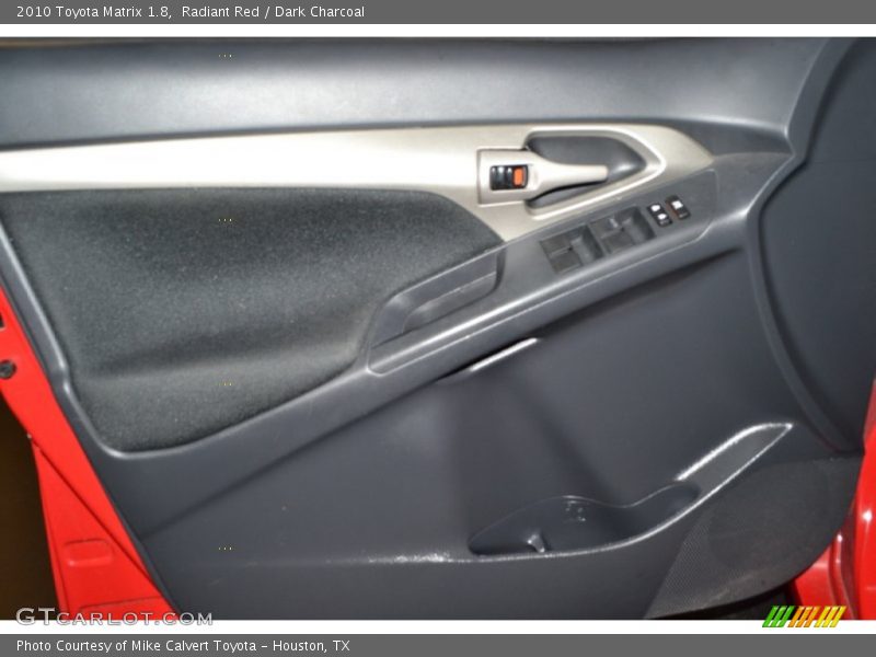 Radiant Red / Dark Charcoal 2010 Toyota Matrix 1.8