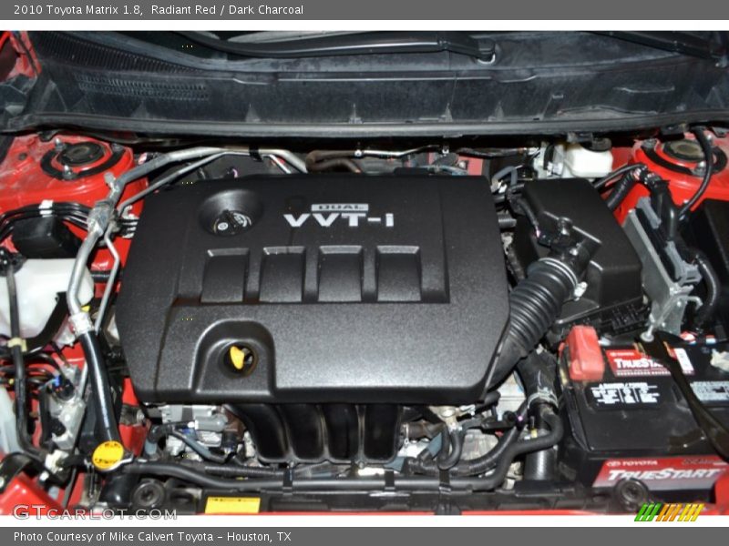 Radiant Red / Dark Charcoal 2010 Toyota Matrix 1.8