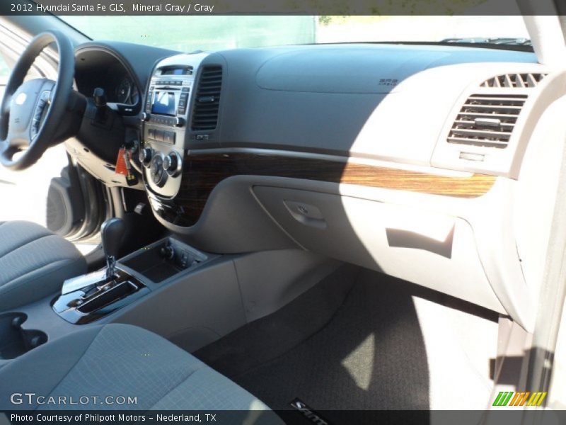 Mineral Gray / Gray 2012 Hyundai Santa Fe GLS