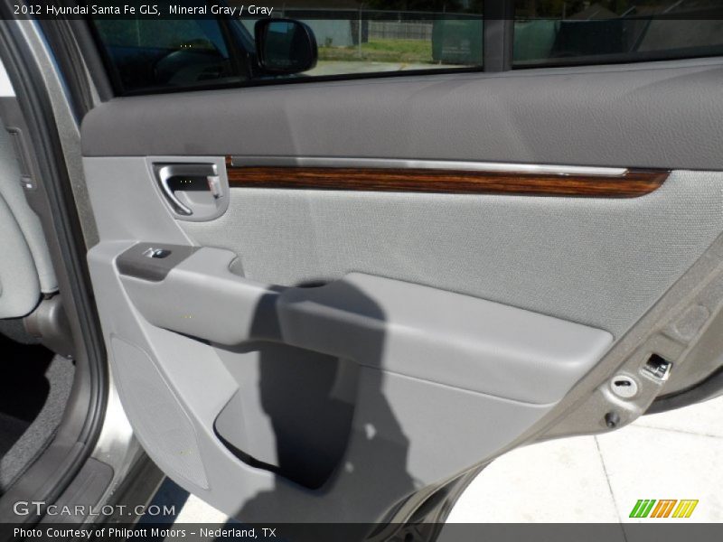 Mineral Gray / Gray 2012 Hyundai Santa Fe GLS