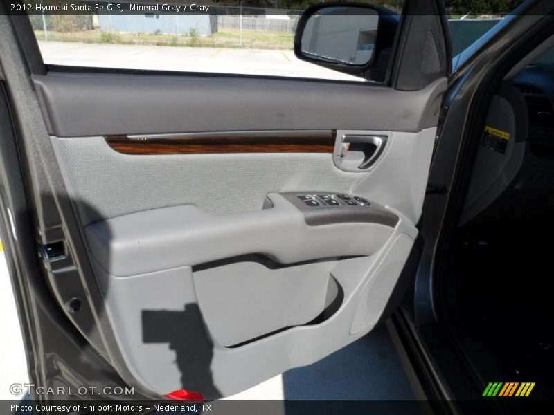 Mineral Gray / Gray 2012 Hyundai Santa Fe GLS