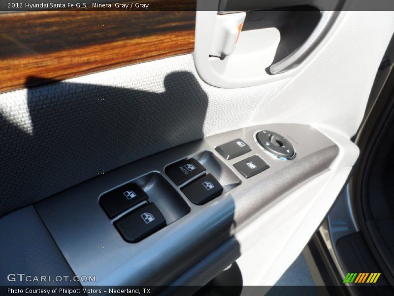 Mineral Gray / Gray 2012 Hyundai Santa Fe GLS