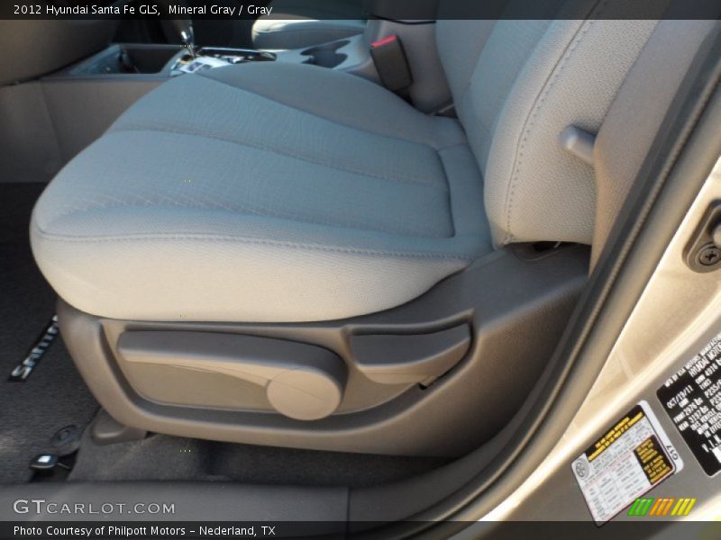 Mineral Gray / Gray 2012 Hyundai Santa Fe GLS