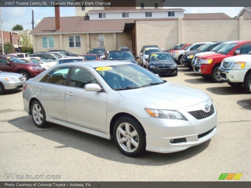 Titanium Metallic / Dark Charcoal 2007 Toyota Camry SE