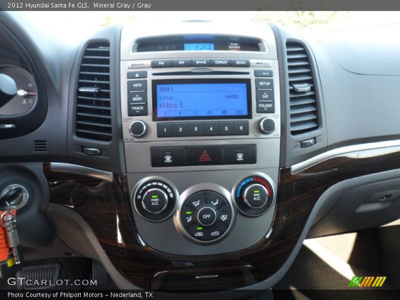Mineral Gray / Gray 2012 Hyundai Santa Fe GLS