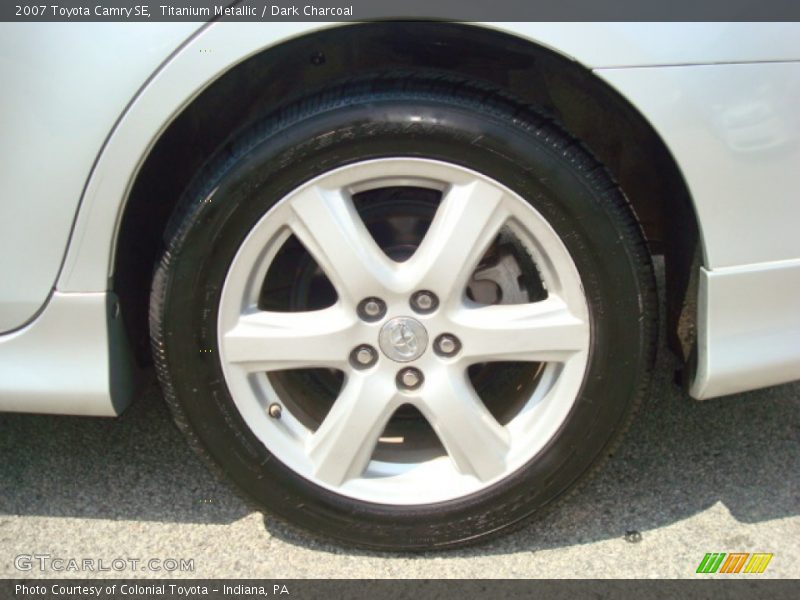 Titanium Metallic / Dark Charcoal 2007 Toyota Camry SE