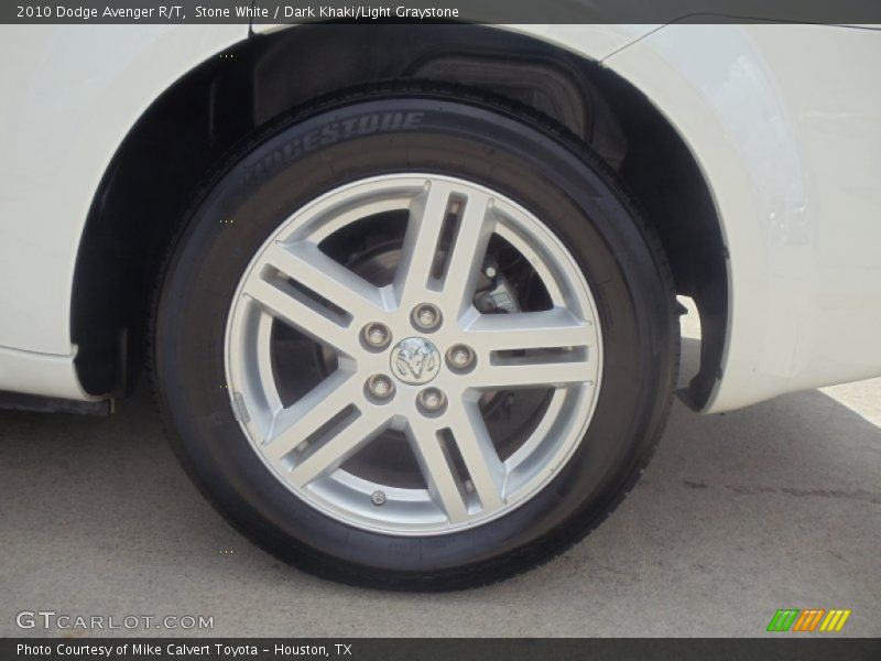 Stone White / Dark Khaki/Light Graystone 2010 Dodge Avenger R/T