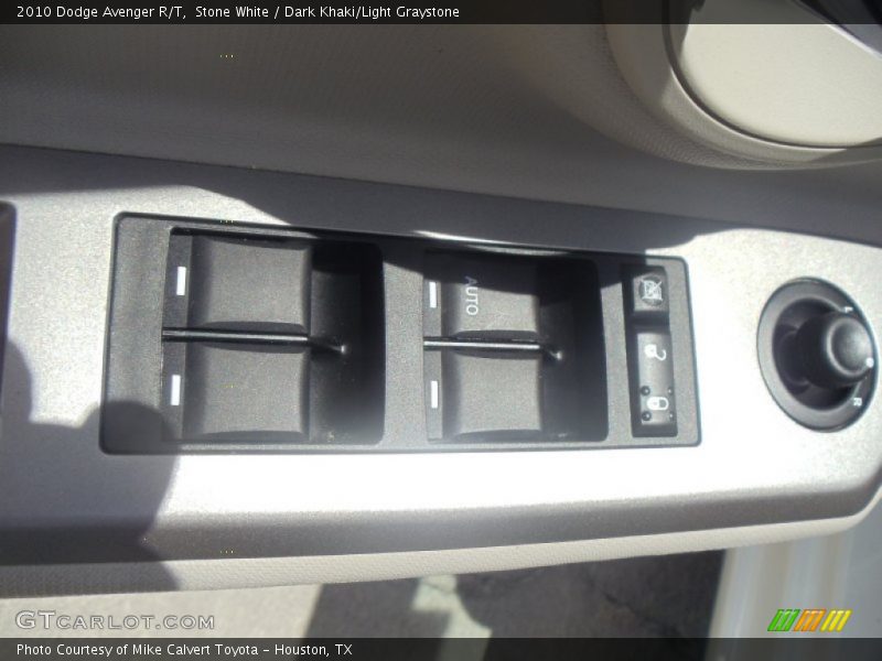 Stone White / Dark Khaki/Light Graystone 2010 Dodge Avenger R/T