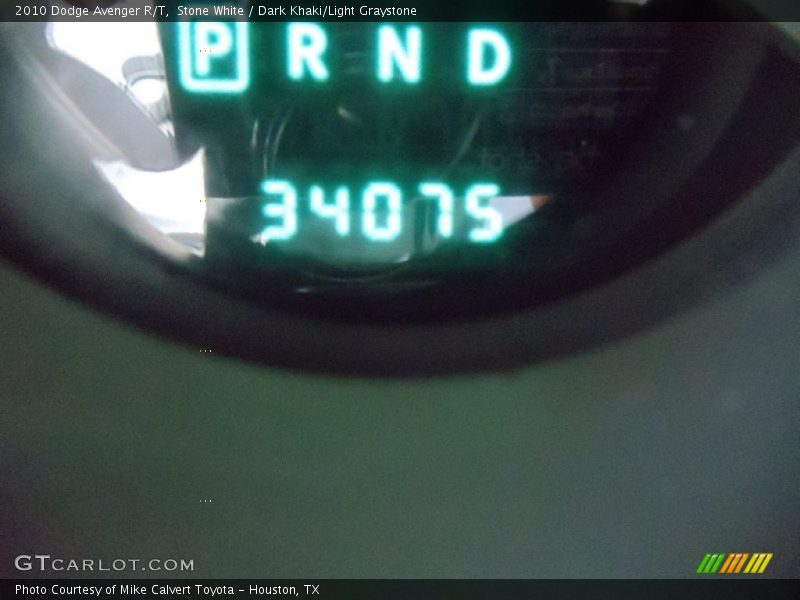 Stone White / Dark Khaki/Light Graystone 2010 Dodge Avenger R/T