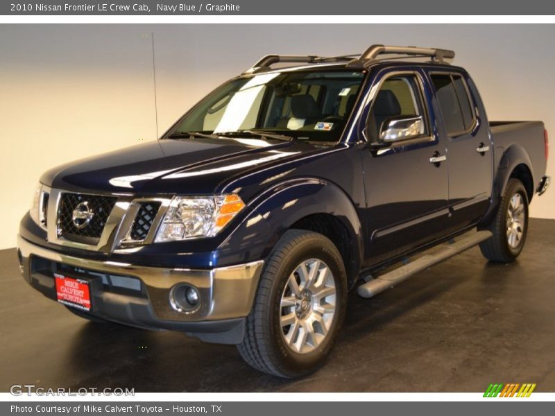 Navy Blue / Graphite 2010 Nissan Frontier LE Crew Cab