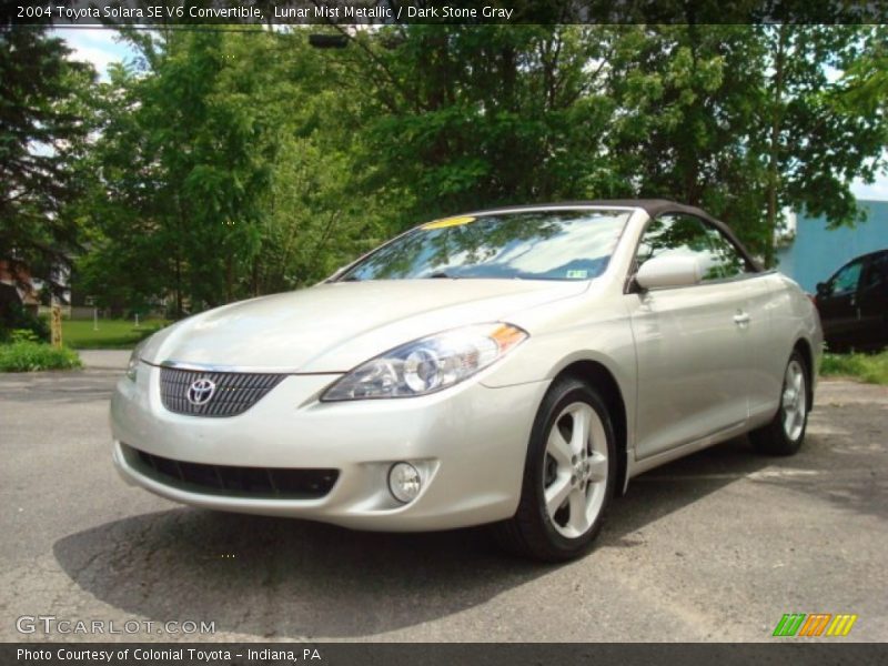 Lunar Mist Metallic / Dark Stone Gray 2004 Toyota Solara SE V6 Convertible
