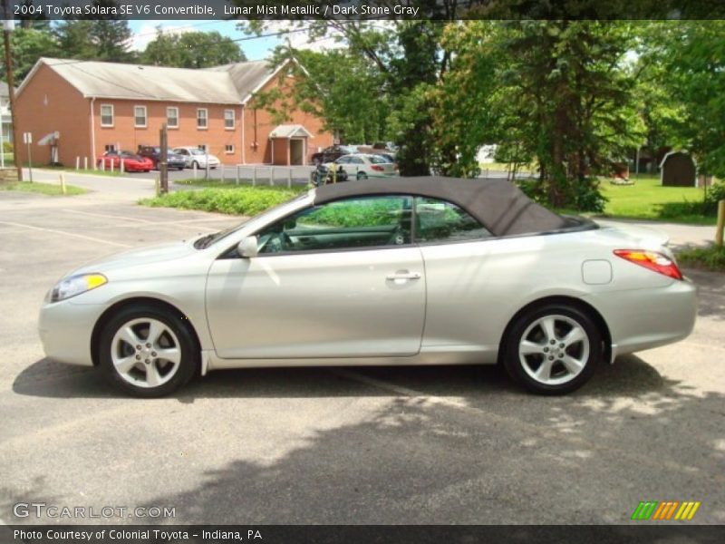 Lunar Mist Metallic / Dark Stone Gray 2004 Toyota Solara SE V6 Convertible