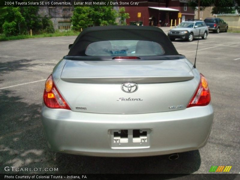 Lunar Mist Metallic / Dark Stone Gray 2004 Toyota Solara SE V6 Convertible