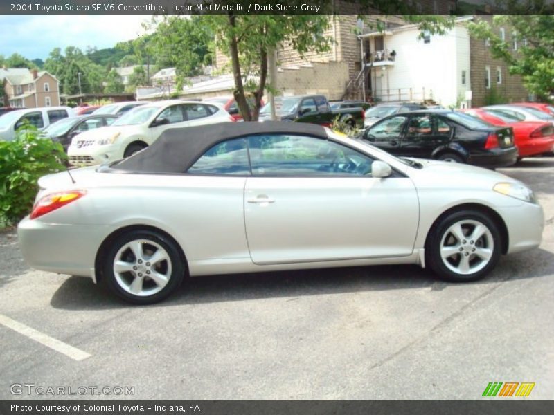 Lunar Mist Metallic / Dark Stone Gray 2004 Toyota Solara SE V6 Convertible