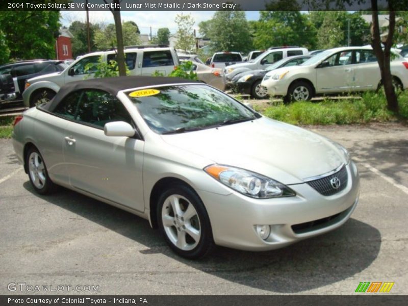 Lunar Mist Metallic / Dark Stone Gray 2004 Toyota Solara SE V6 Convertible