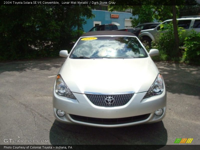 Lunar Mist Metallic / Dark Stone Gray 2004 Toyota Solara SE V6 Convertible