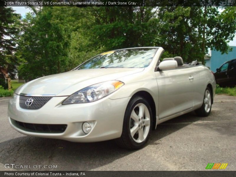 Lunar Mist Metallic / Dark Stone Gray 2004 Toyota Solara SE V6 Convertible