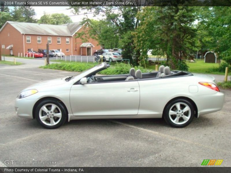 Lunar Mist Metallic / Dark Stone Gray 2004 Toyota Solara SE V6 Convertible