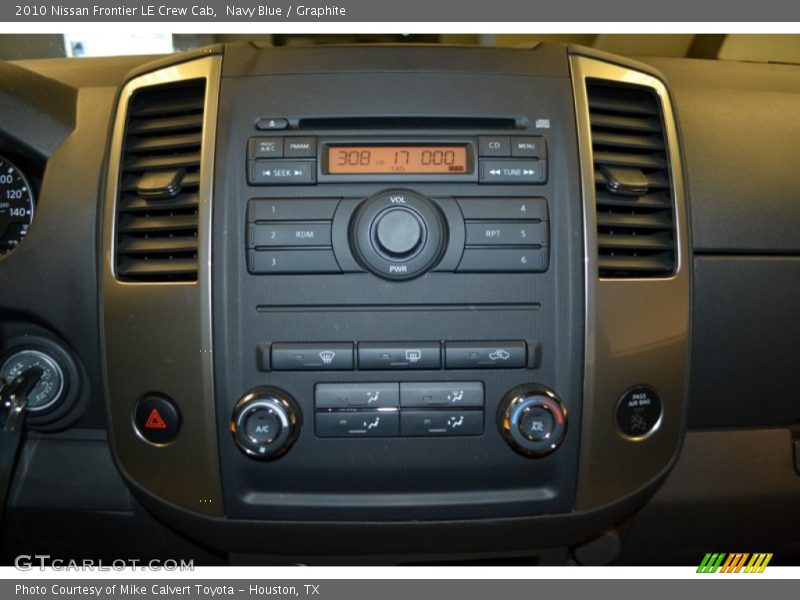 Navy Blue / Graphite 2010 Nissan Frontier LE Crew Cab