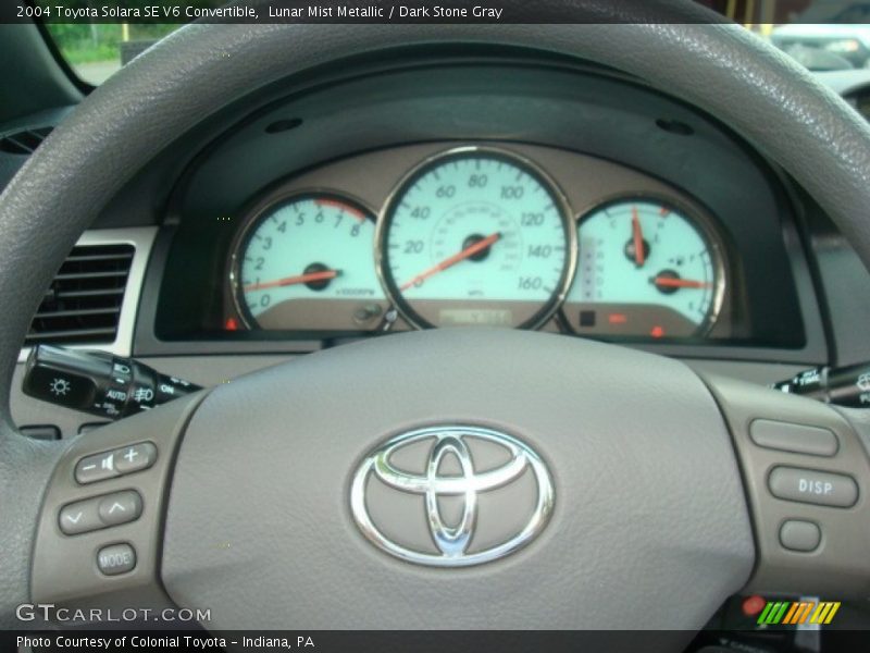 Lunar Mist Metallic / Dark Stone Gray 2004 Toyota Solara SE V6 Convertible