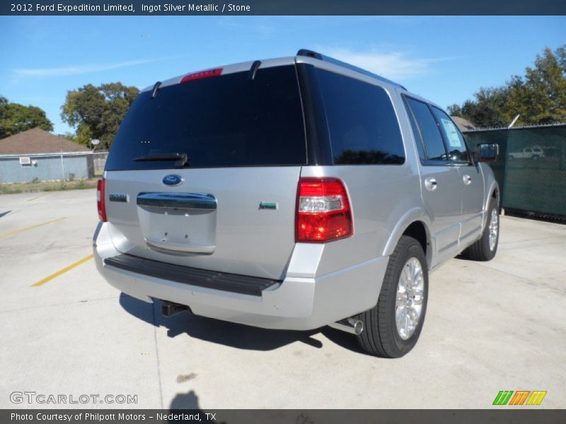 Ingot Silver Metallic / Stone 2012 Ford Expedition Limited