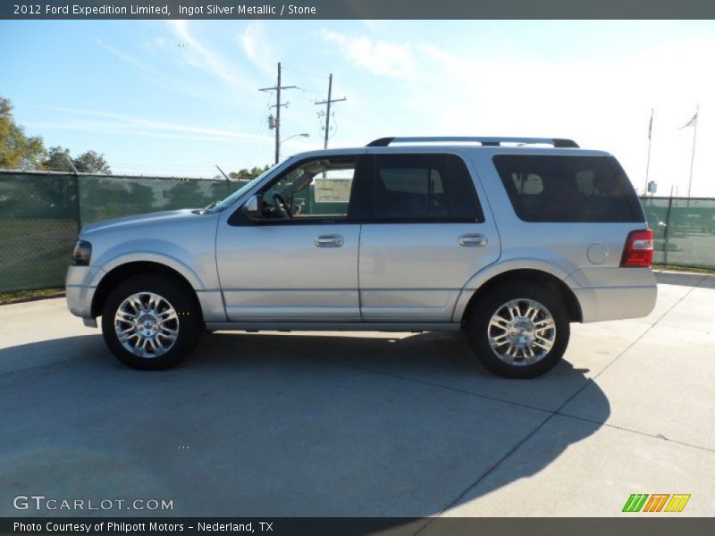 Ingot Silver Metallic / Stone 2012 Ford Expedition Limited