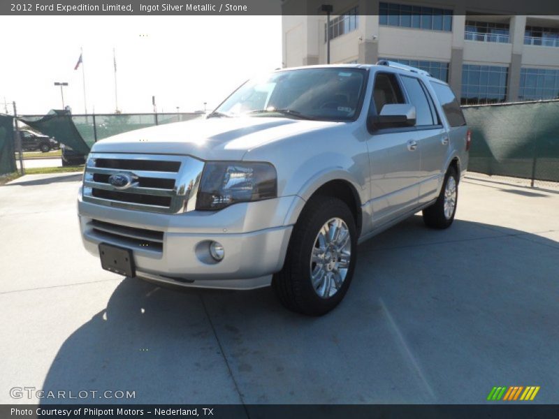 Ingot Silver Metallic / Stone 2012 Ford Expedition Limited
