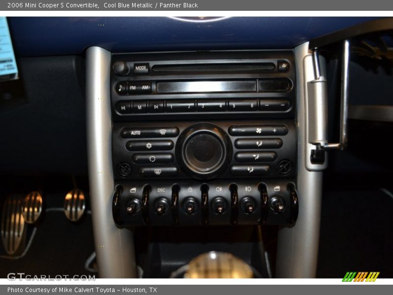 Cool Blue Metallic / Panther Black 2006 Mini Cooper S Convertible