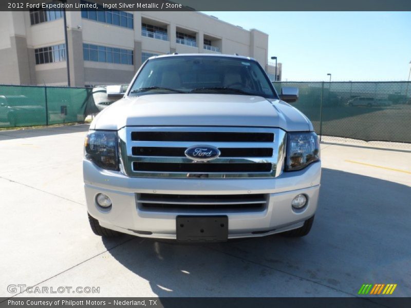 Ingot Silver Metallic / Stone 2012 Ford Expedition Limited