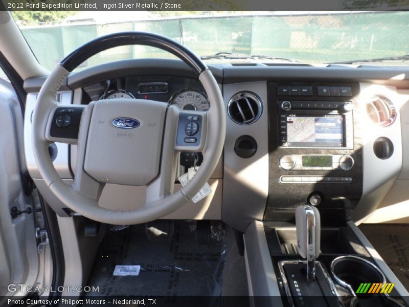 Ingot Silver Metallic / Stone 2012 Ford Expedition Limited