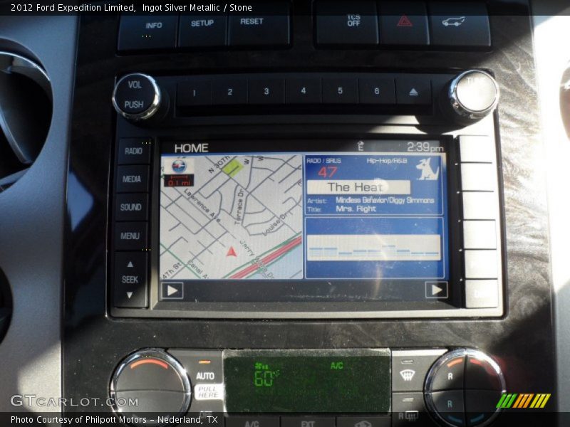 Navigation of 2012 Expedition Limited