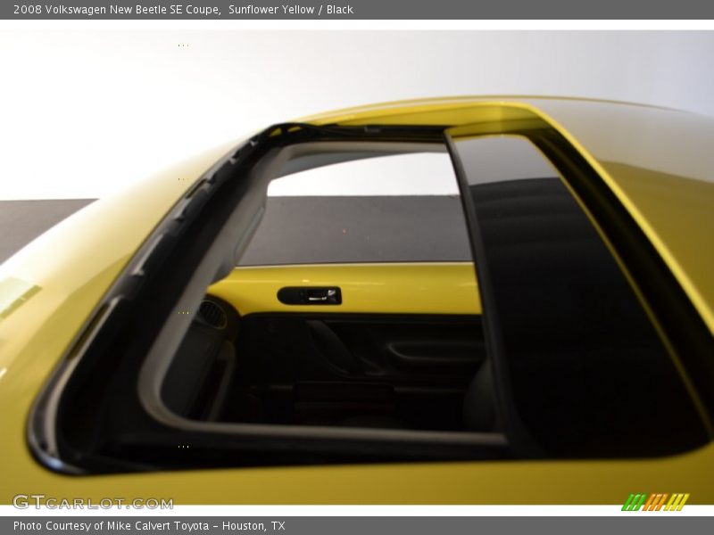 Sunflower Yellow / Black 2008 Volkswagen New Beetle SE Coupe