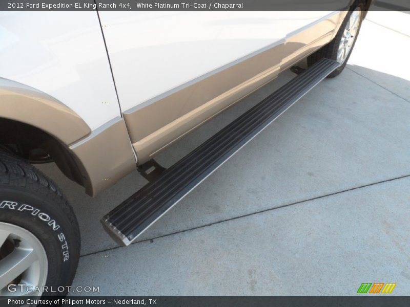 White Platinum Tri-Coat / Chaparral 2012 Ford Expedition EL King Ranch 4x4