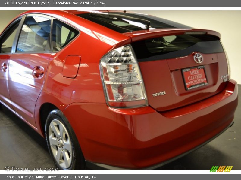 Barcelona Red Metallic / Gray 2008 Toyota Prius Hybrid