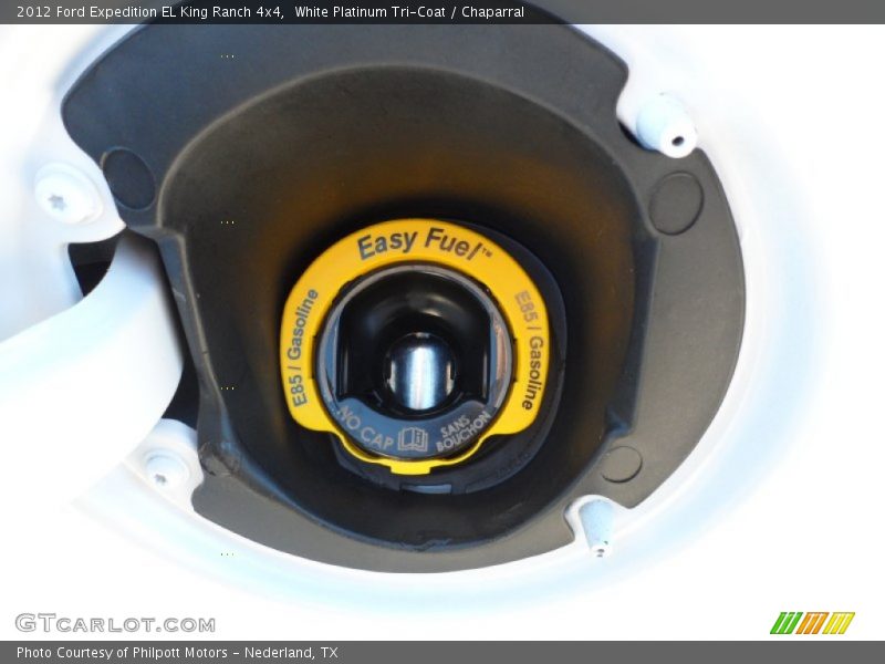 White Platinum Tri-Coat / Chaparral 2012 Ford Expedition EL King Ranch 4x4