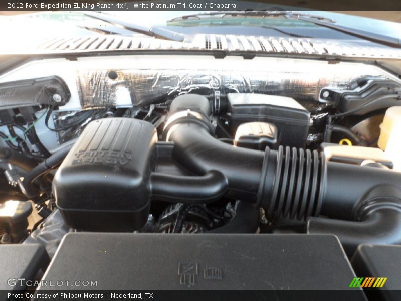 White Platinum Tri-Coat / Chaparral 2012 Ford Expedition EL King Ranch 4x4