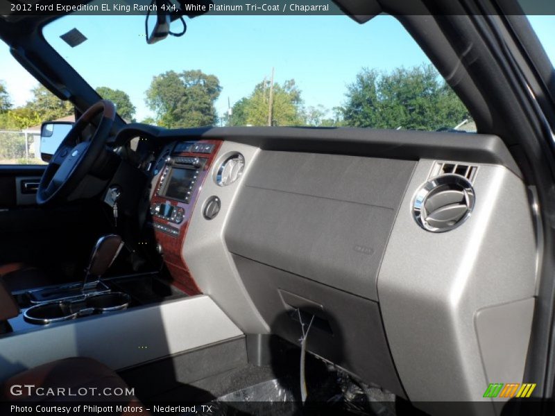 White Platinum Tri-Coat / Chaparral 2012 Ford Expedition EL King Ranch 4x4