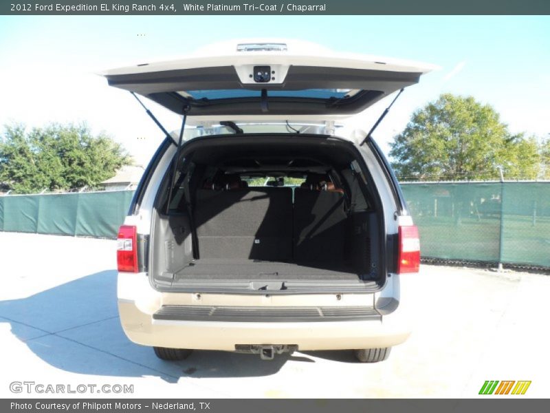 White Platinum Tri-Coat / Chaparral 2012 Ford Expedition EL King Ranch 4x4