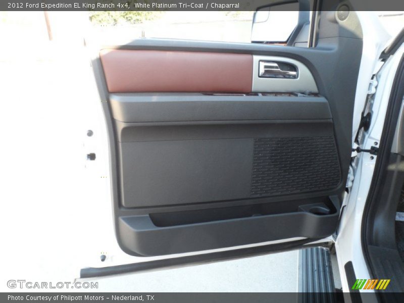 White Platinum Tri-Coat / Chaparral 2012 Ford Expedition EL King Ranch 4x4