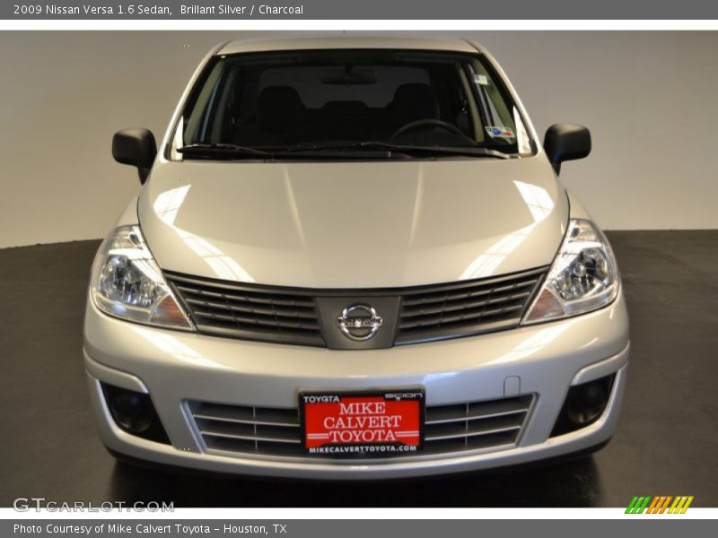Brillant Silver / Charcoal 2009 Nissan Versa 1.6 Sedan